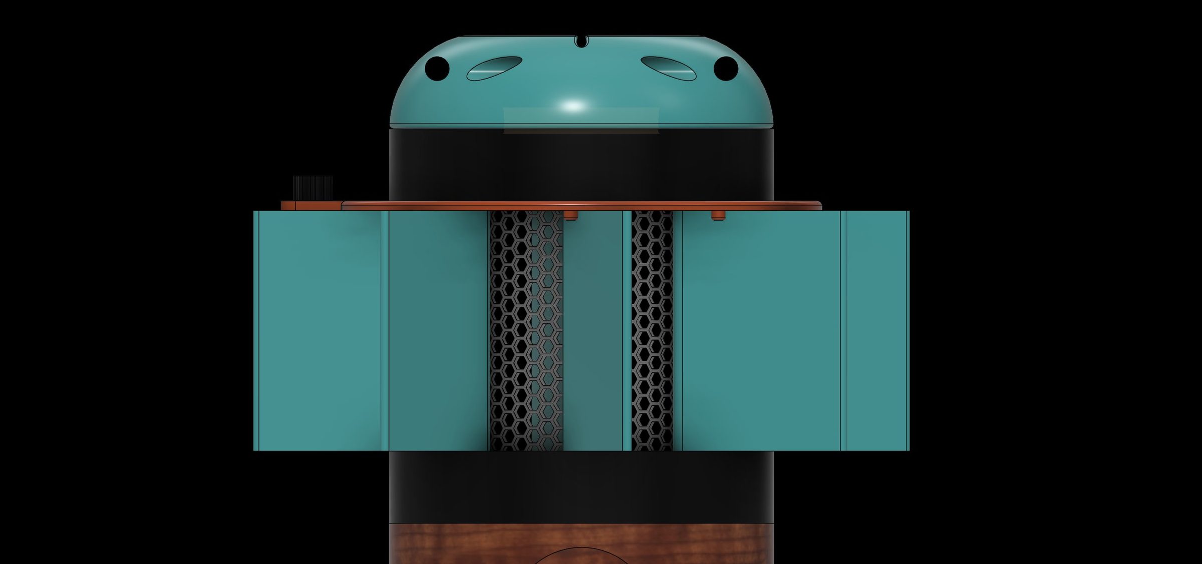 CAD fin detail